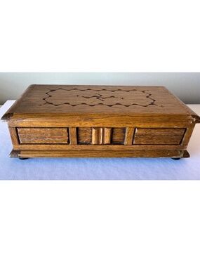 GREENSLEEVES Music Box Wooden Storage Tallent of Old Bond Street Working VIDEO